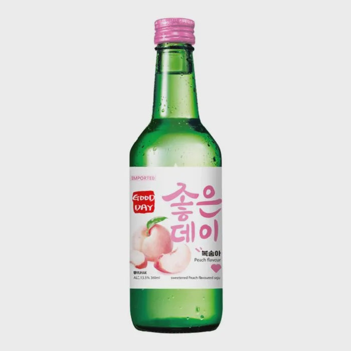 Good Day Peach Soju 13.5% abv 350ml