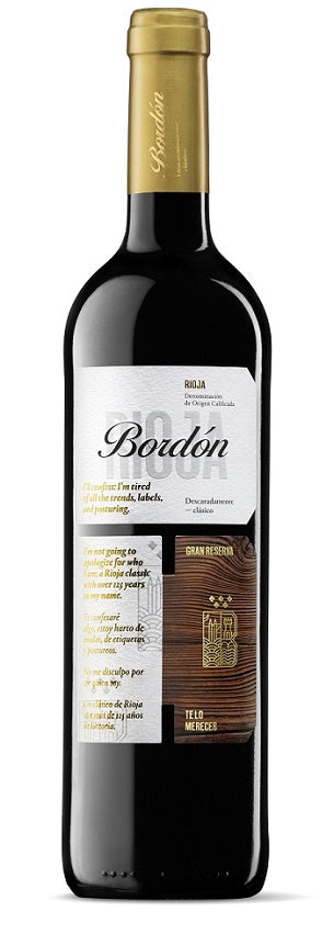 Bordon Rioja Gran Reserva 13.5% abv 75cl