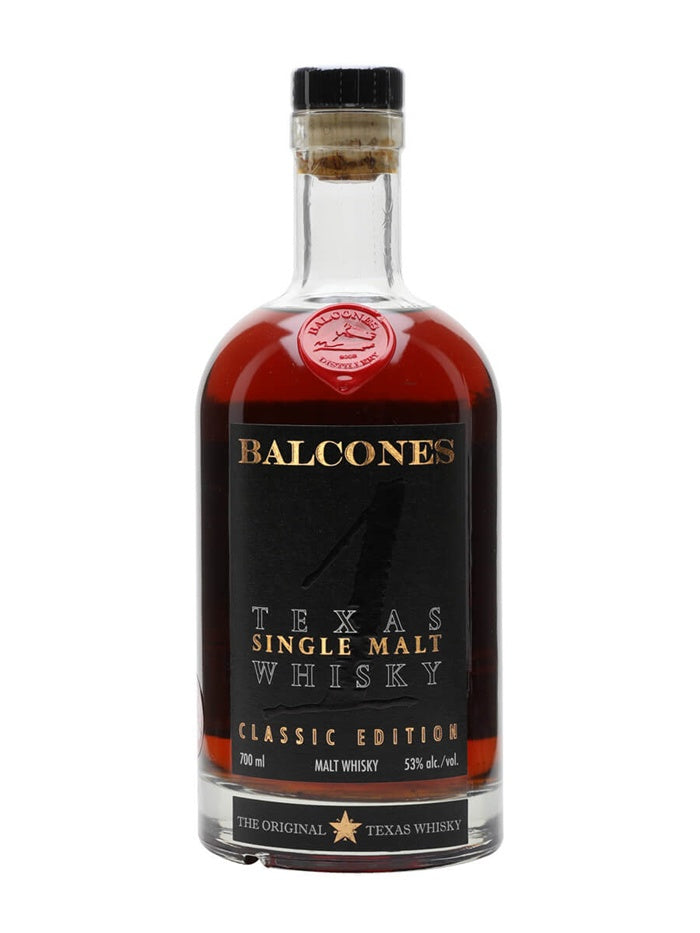 Balcones Texas Single Malt 53% abv 70cl