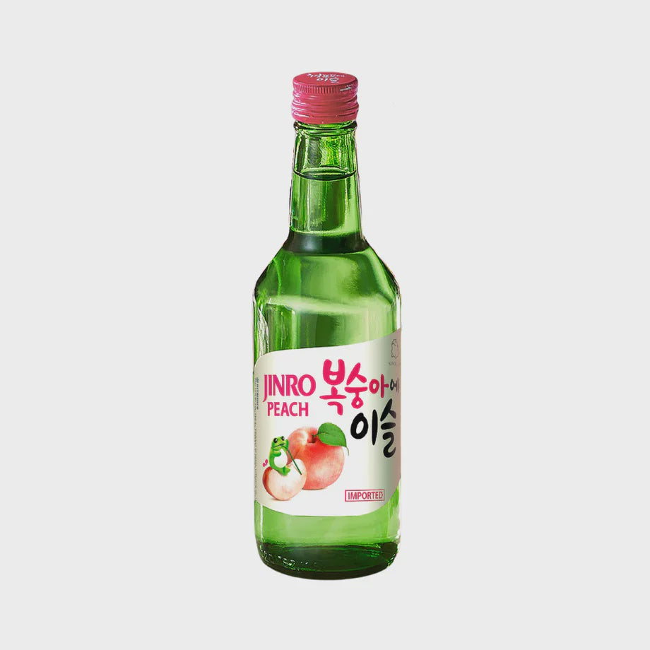 Jinro Chamisul Peach Soju 13% abv 350ml