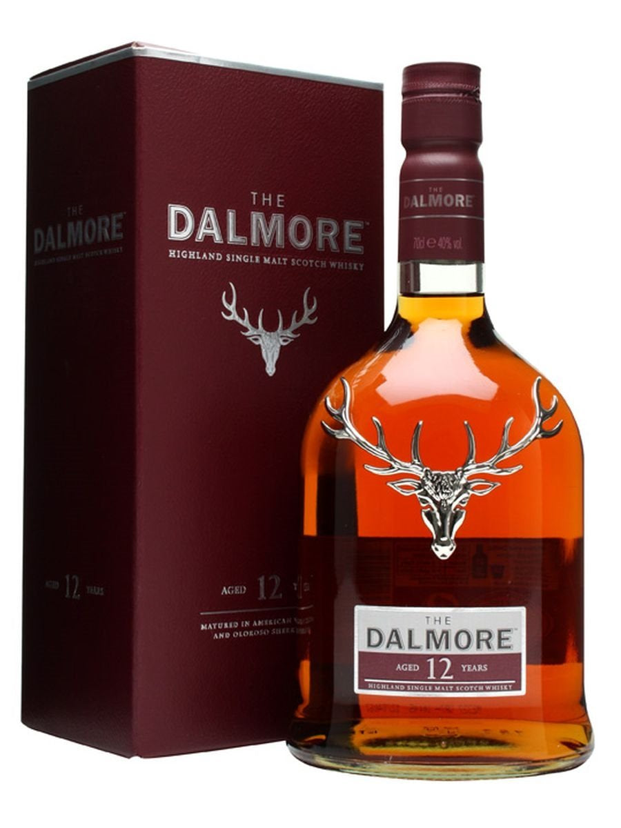 Dalmore 12 Year Old Highland Single Malt Scotch Whisky 40% abv 70cl