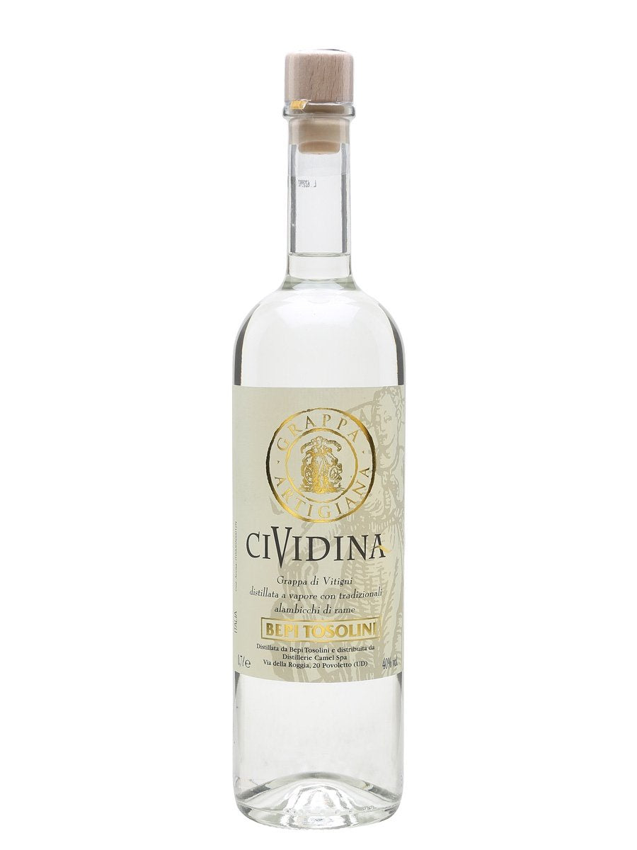 Tosolini Grappa Artigiana Cividina 40% abv 70cl