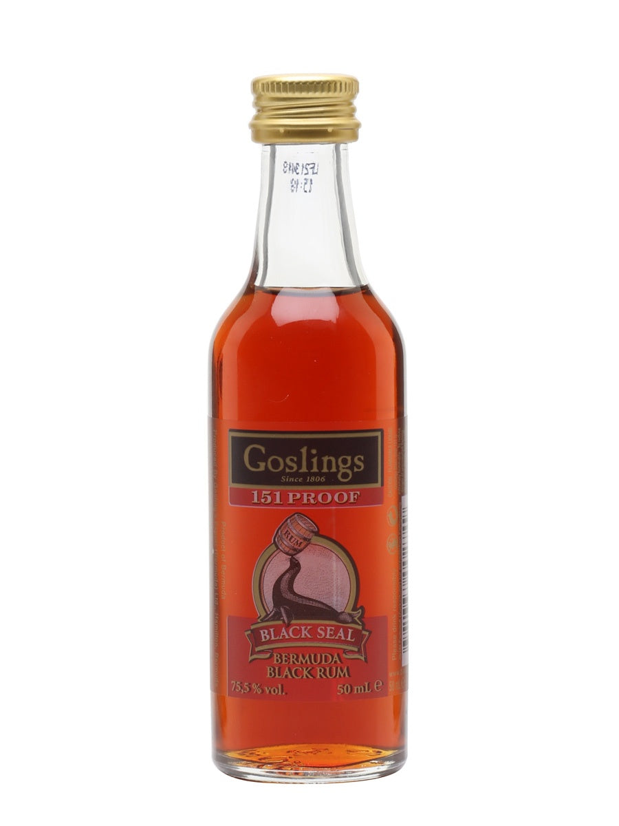 Gosling 151 Rum Miniature 75.5% abv 5cl