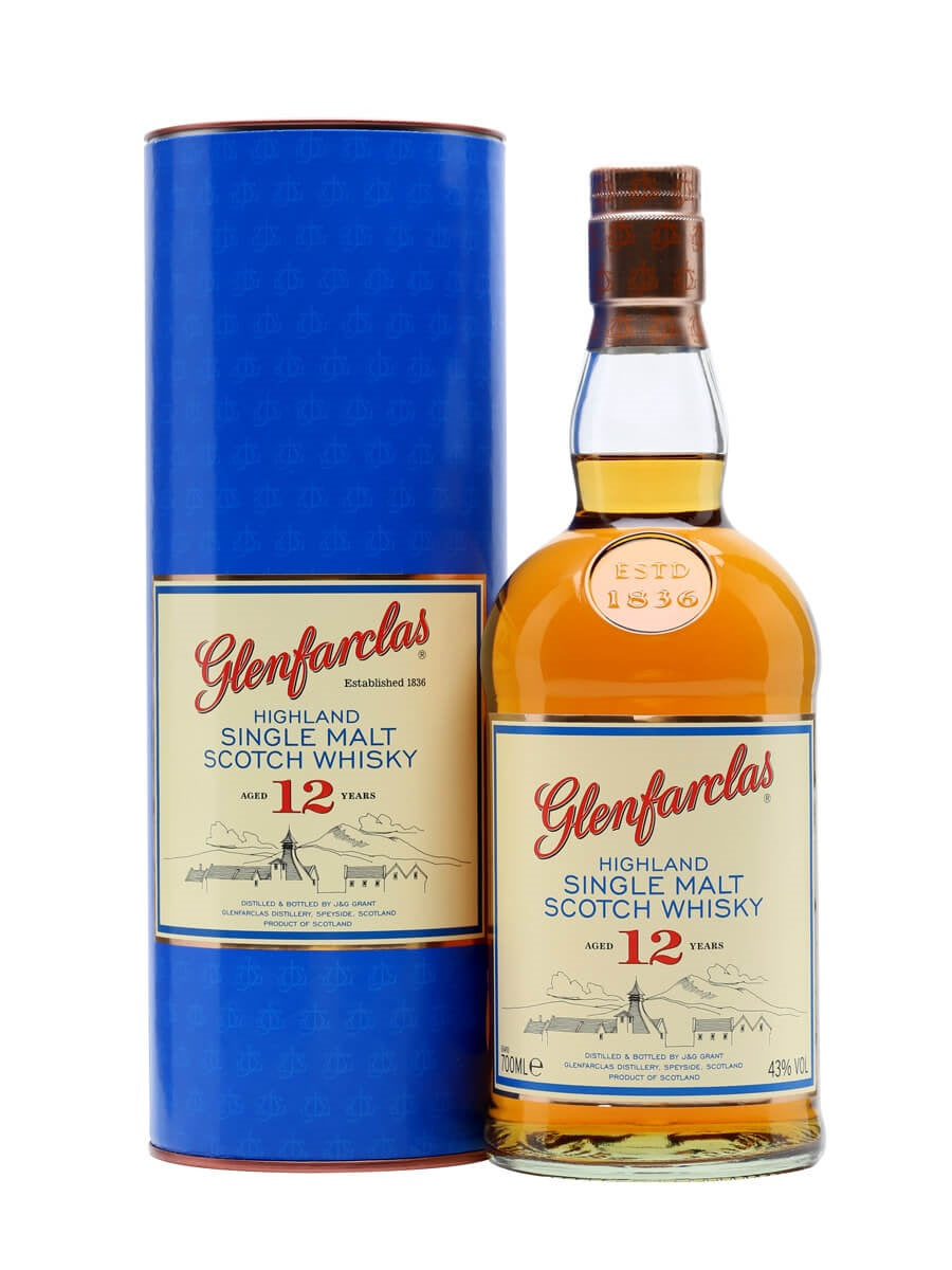 Glenfarclas 12 Year Old Speyside Single Malt Whisky 43% 70cl