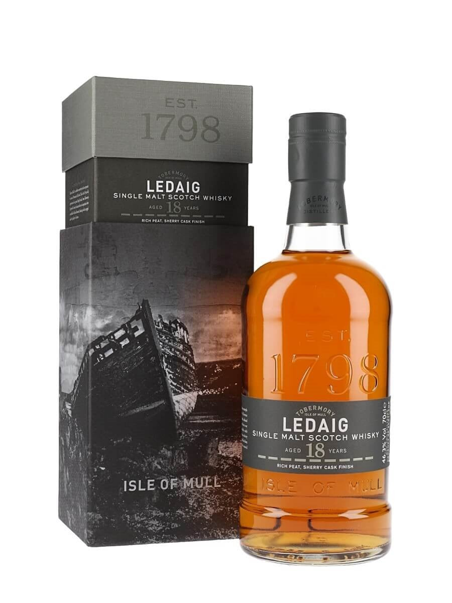 Ledaig 18 Year Old Island Single Malt Scotch Whisky 46.3% abv 70cl