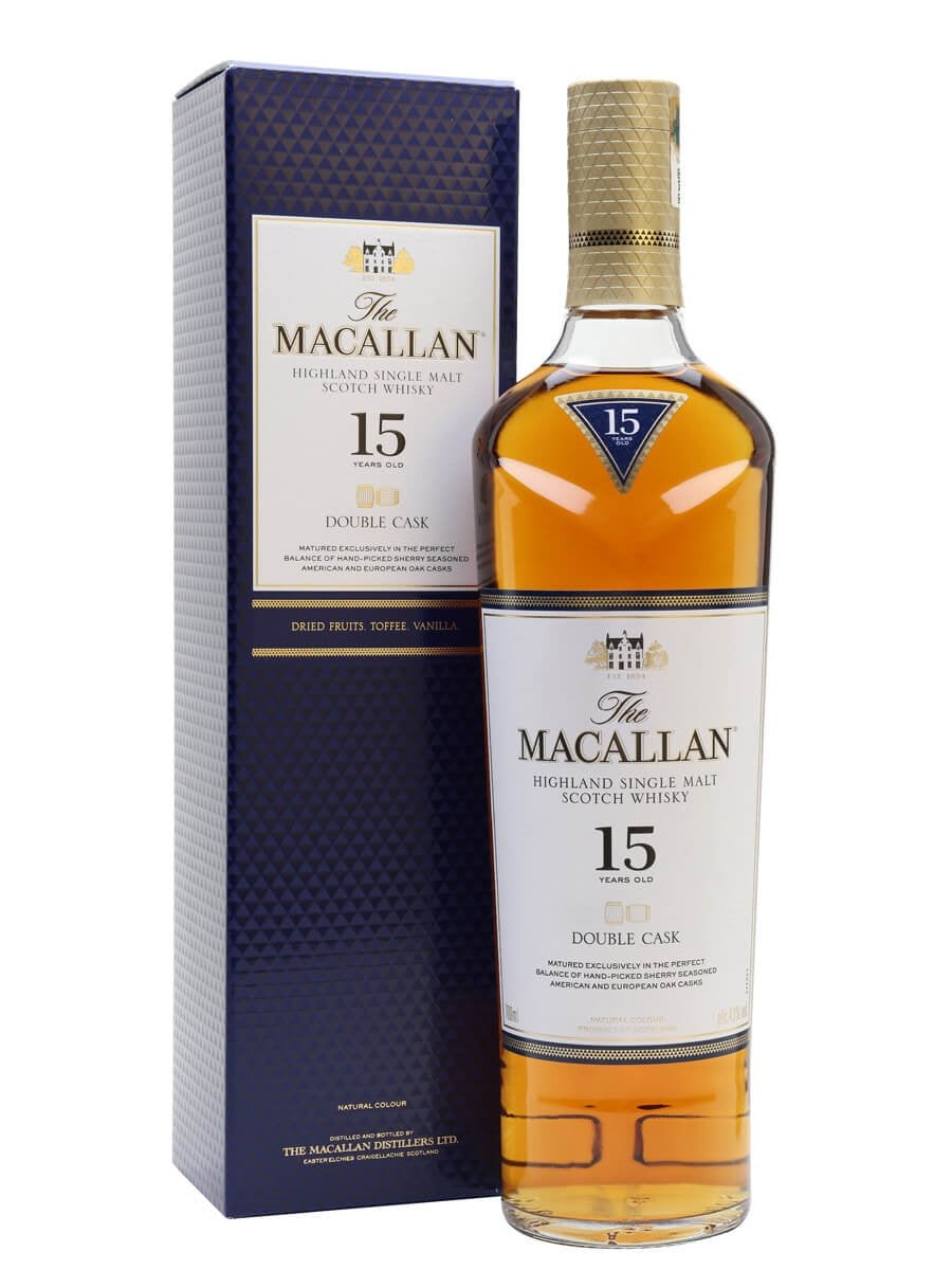 Macallan 15 Year Old Double Cask Speyside Single Malt Scotch Whisky 43% abv 70cl
