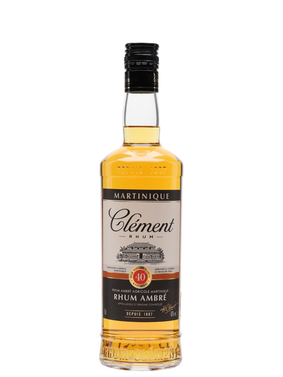 Clement Ambre Rum Agricole 40% abv 70cl