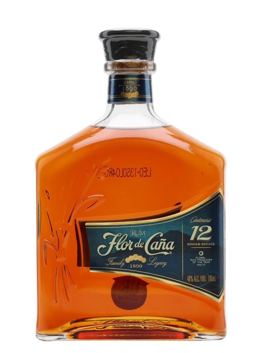 Flor de Cana 12 Year Old Rum 40% abv 70cl